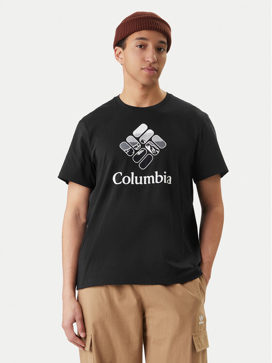 Columbia Tricou Graphic 2155031 Negru Regular Fit