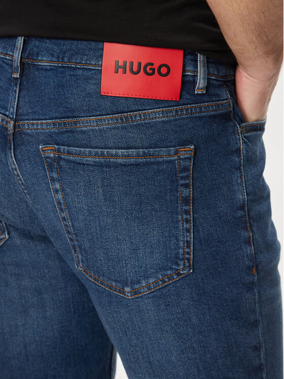 HUGO Hugo Džínsové šortky 634/S 50511307 Modrá Tapered Fit
