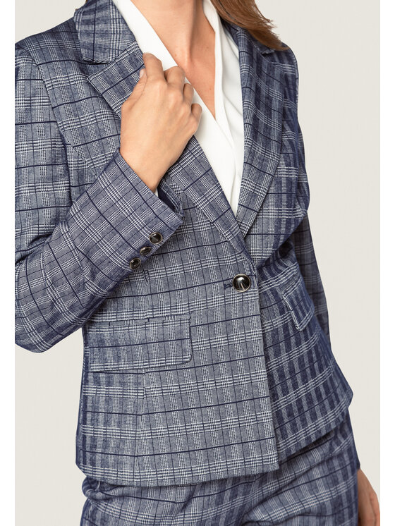 QUIOSQUE QUIOSQUE Sako ML 1023Z1 Tmavomodrá Regular Fit