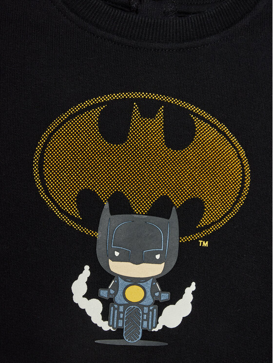 OVS OVS Dres BATMAN 1898144 Czarny Regular Fit