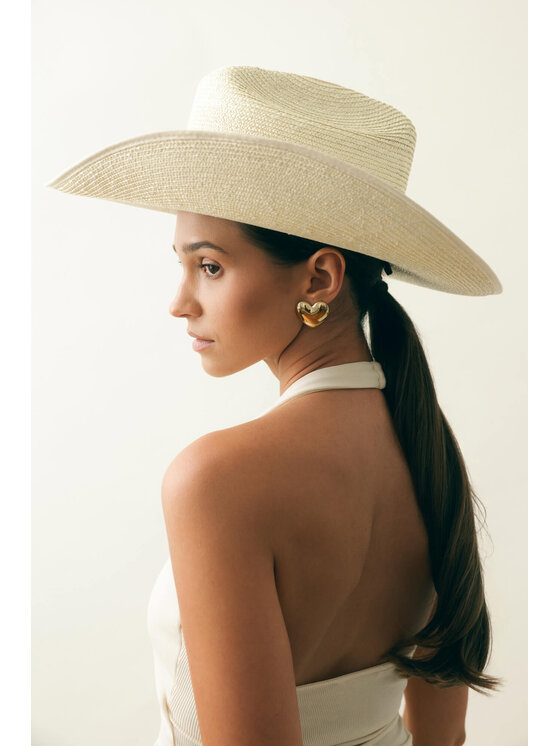 Paris+Hendzel Paris+Hendzel Kapelusz Off White Cowboy Hat Beżowy