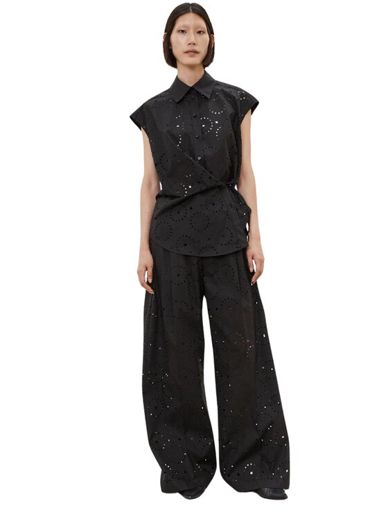 MeiMeiJ MeiMeiJ Camicia m5ea06-nero Nero Regular Fit