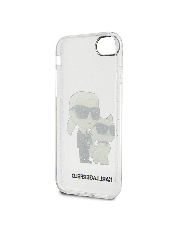 KARL LAGERFELD KARL LAGERFELD Etui na telefon Glitter Przezroczysty