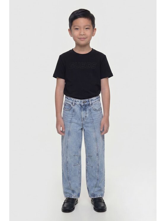 Guess Kids Guess Kids Spodnie materiałowe 183119 Niebieski Regular Fit