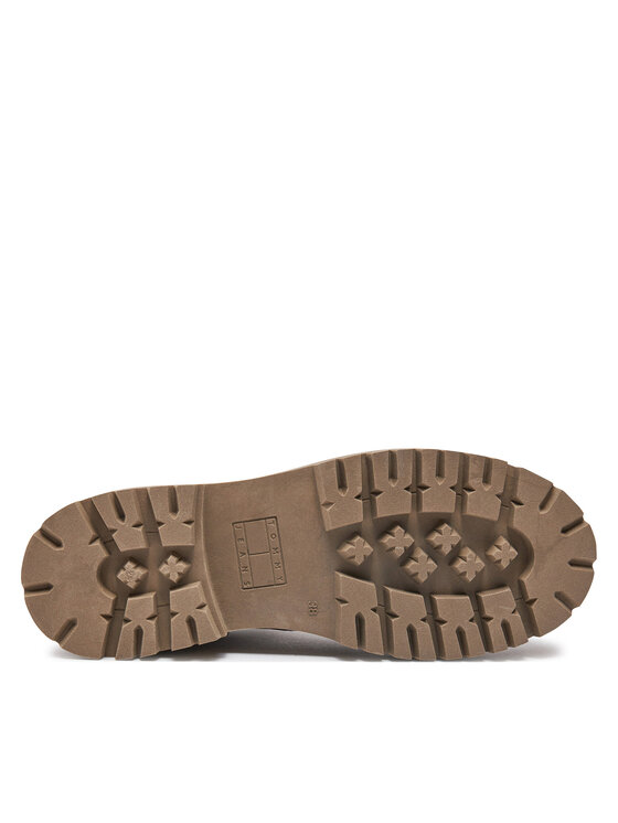 Tommy Jeans Tommy Jeans Μποτάκια Tjw Urban Lace Up Suede EN0EN02630 Καφέ