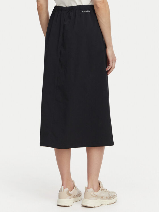 Columbia Columbia Φούστα midi Chill Creek™ 2155551 Μαύρο Regular Fit