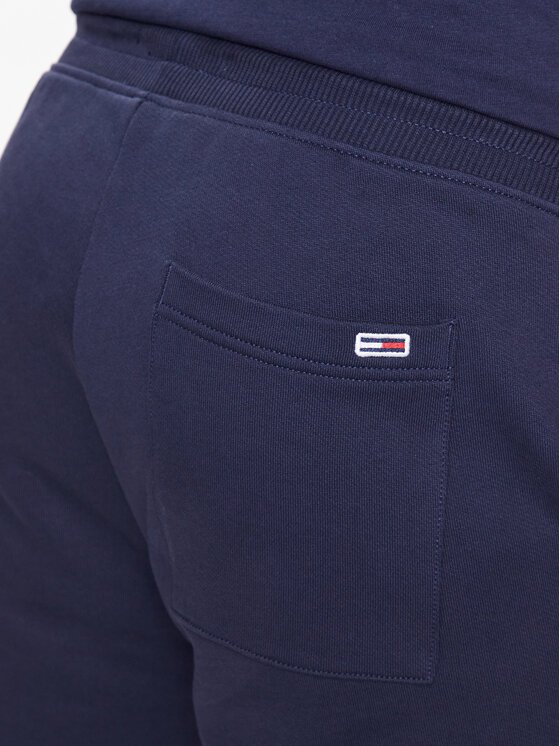 Tommy Jeans Tommy Jeans Spodnie dresowe Entry Graphic DM0DM16337 Granatowy Slim Fit