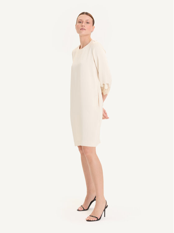 KMX KMX Sukienka koktajlowa 925680026 Złoty Flare Fit