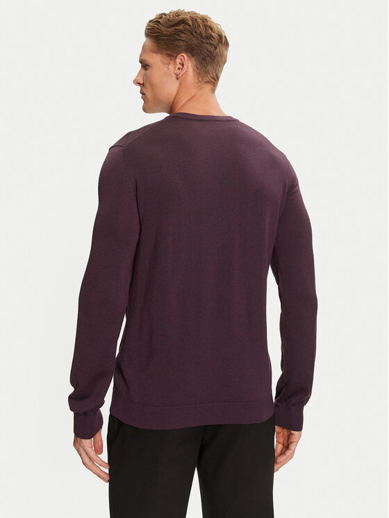 HUGO Hugo Pulover San Vredo-M 50474172 Vijolična Slim Fit