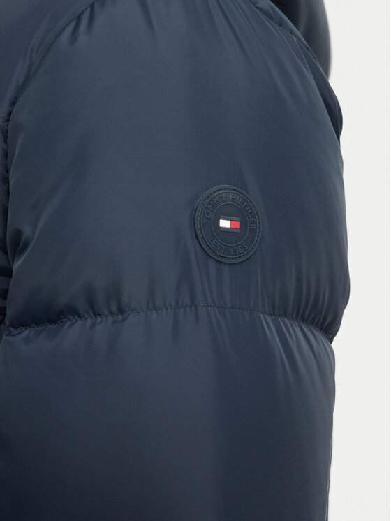Tommy Hilfiger Tommy Hilfiger Zimska jakna WW0WW53611 Tamnoplava Regular Fit