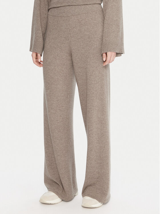 Kontatto Kontatto Pantaloni in maglia 3M0966C Beige Relaxed Fit