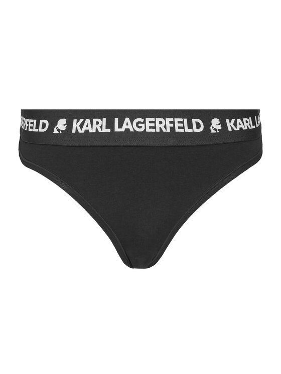 KARL LAGERFELD KARL LAGERFELD Набір з 3 пар класичних трусів A1W47148 Чорний