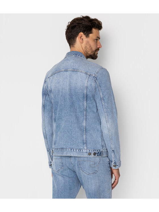 Lee Cooper Lee Cooper Kurtka jeansowa TAURO Niebieski Regular Fit