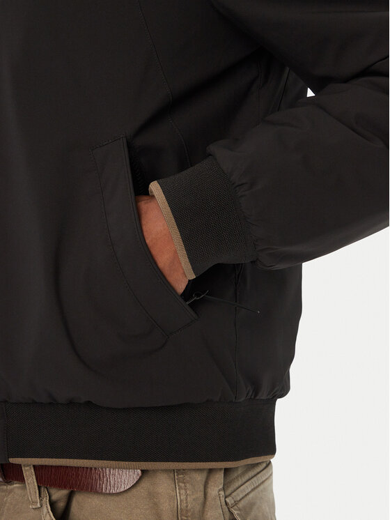 Aeronautica Militare Aeronautica Militare Kevad-sügis jope 262AB3084UCT04374 Must Regular Fit