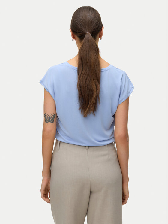 Vero Moda Vero Moda Majica Filli 10247666 Svetlo modra Relaxed Fit