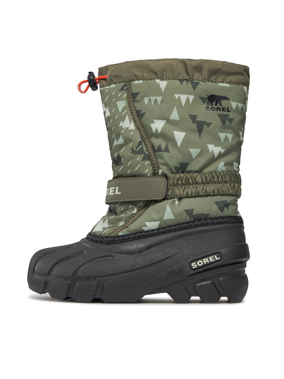 Sorel Sorel Čizme za snijeg Youth Flurry™ Print NY3504-397 Zelena
