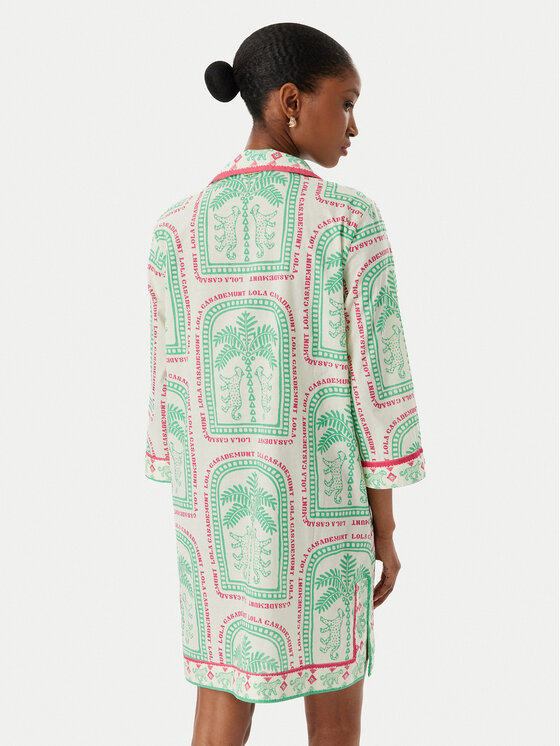 LOLA CASADEMUNT LOLA CASADEMUNT Poletna obleka LS2616074 Kremna Regular Fit