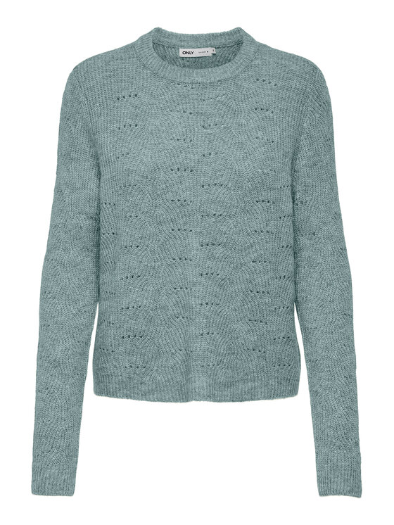 ONLY ONLY Sweter 15234745 Zielony Regular Fit