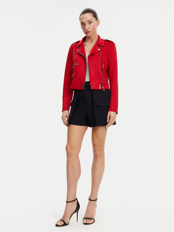 Morgan Morgan Куртка зі штучної шкіри 241-GOUSMI Червоний Regular Fit