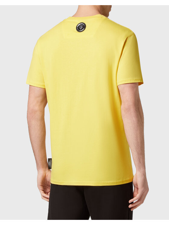 Plein Sport Plein Sport T-Shirt 1293 Żółty Regular Fit