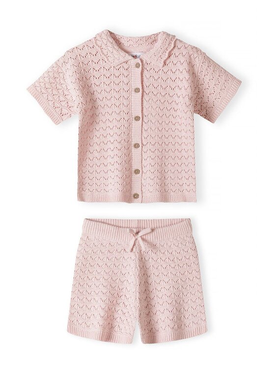 minoti minoti Zestaw 30KNIT150 Różowy Regular Fit