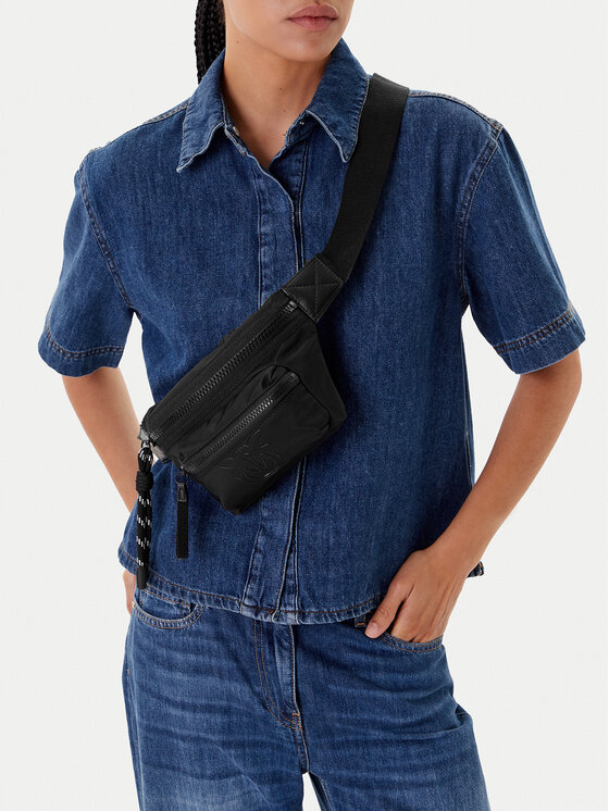 PINKO PINKO Torbica za okrog pasu﻿ Belt Bag PE PLTT 104939 A29U Črna