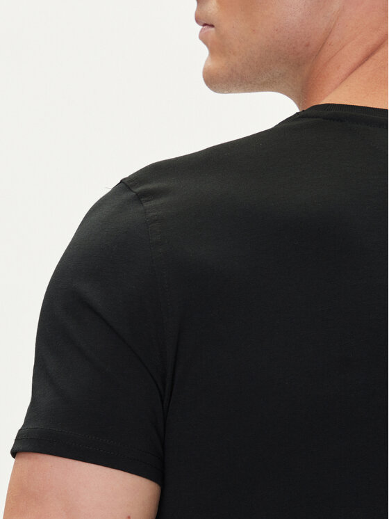 Tommy Jeans Tommy Jeans T-krekls DM0DM04411 Melns Slim Fit