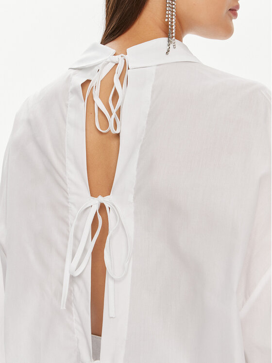 ViCOLO ViCOLO Marškiniai TB0945 Balta Relaxed Fit