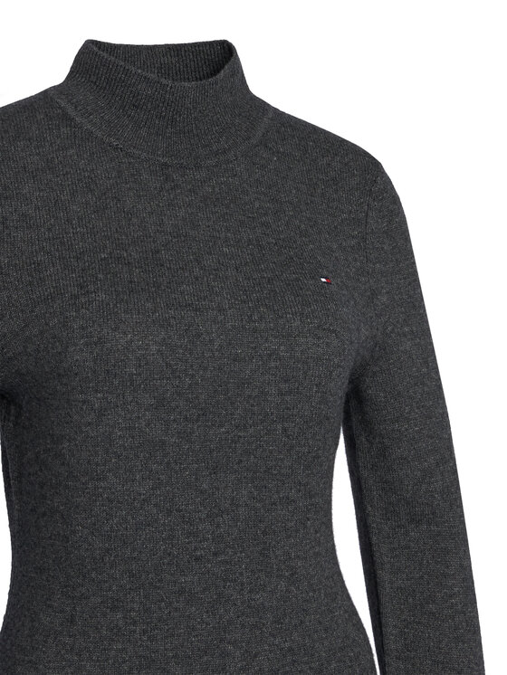 Tommy Hilfiger Tommy Hilfiger Kleid für den Alltag WW0WW47303 Grau Regular Fit