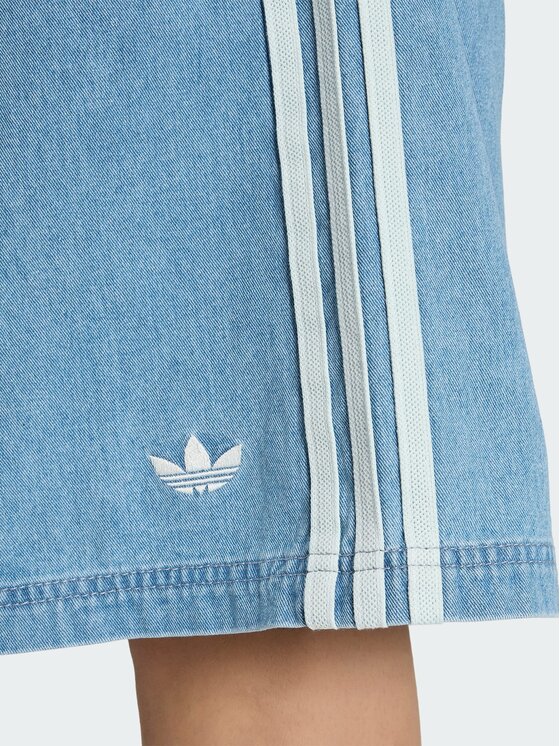 adidas adidas Szorty jeansowe 161938 Niebieski jasny Loose Fit