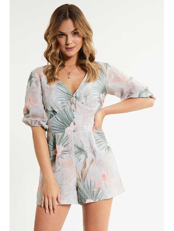 Lunedi Lunedi Kombinezon tropical Kolorowy Regular Fit