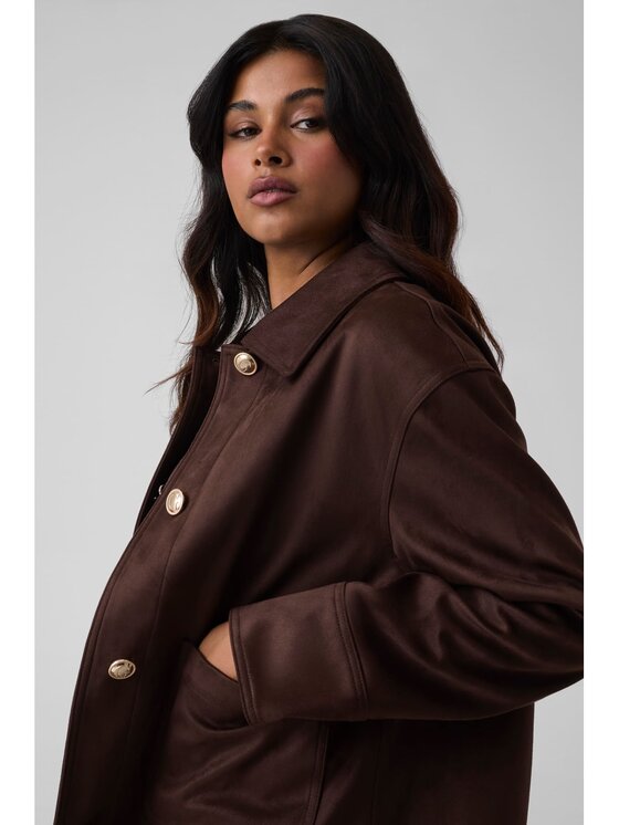 Guess Guess Bunda pro přechodné období 183553 Hnědá Classic Fit