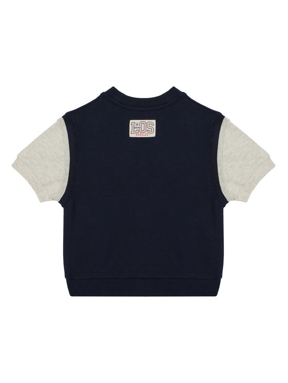 United Colors Of Benetton United Colors Of Benetton Felpa 3BC1G10IN Blu scuro Regular Fit