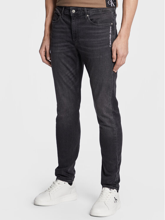 Calvin Klein Jeans Дънки J30J322440 Черен Slim Fit