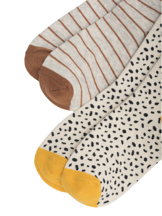 Nelli Blu Nelli Blu Calzini lunghi 7KB-001-AW23 (2-pack) Marrone