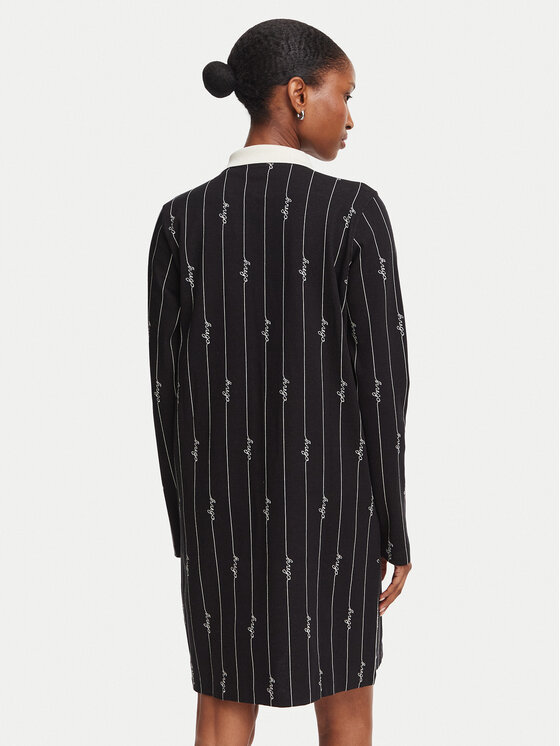 HUGO HUGO Ikdienas kleita Noople_B 50569475 Melns Regular Fit