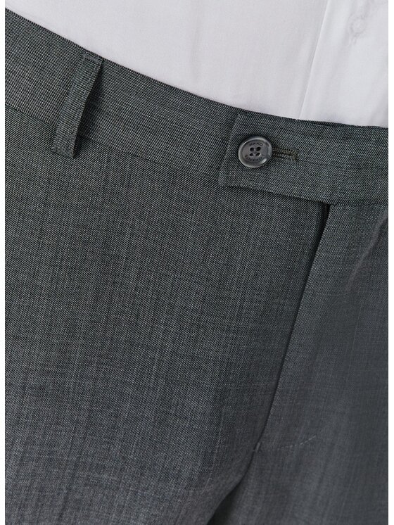 Pako Lorente Pako Lorente Spodnie garniturowe P24WP-6G-007 Szary Super Slim Fit