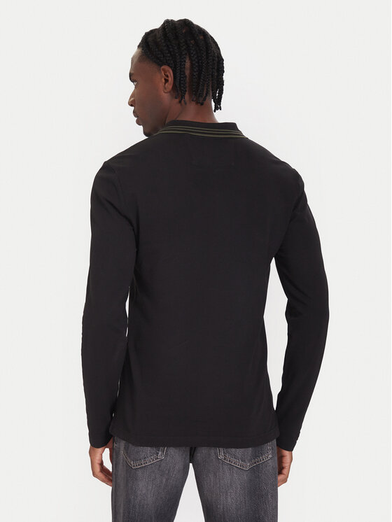 Guess Guess Polo majica M5BP58 K7O64 Črna Slim Fit