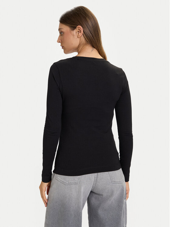 Guess Guess Bluza W5BI74 J1314 Črna Slim Fit
