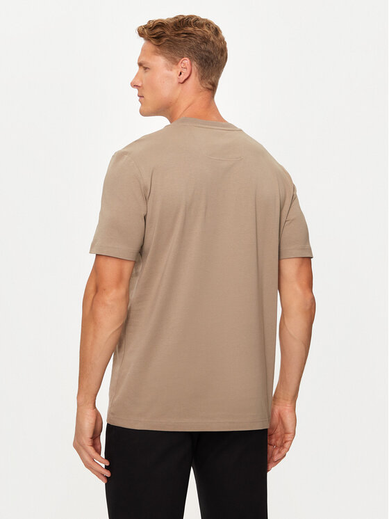 BOSS BOSS T-Shirt Mirror 2 50525087 Beżowy Regular Fit