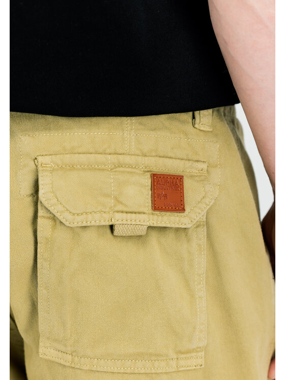 Alpha Industries Alpha Industries Spodnie cargo Jet Pant Zielony Straight Leg
