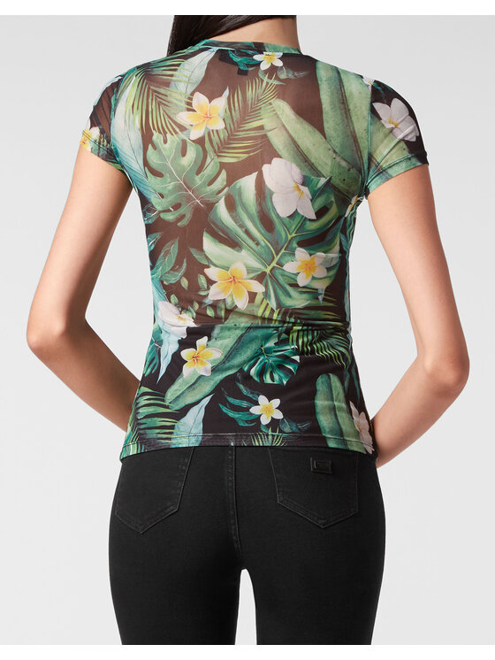 PHILIPP PLEIN PHILIPP PLEIN T-Shirt 3201 Zielony Regular Fit