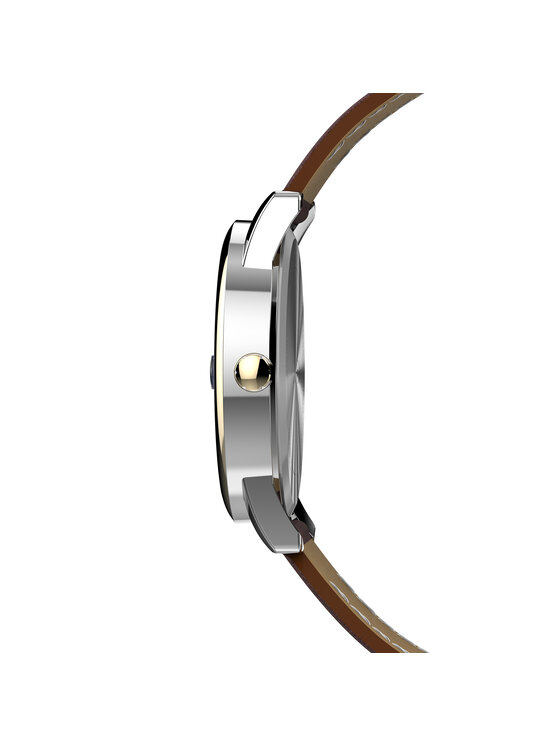 Timex Timex Zegarek Easy Reader Classic TW2W54500 Brązowy