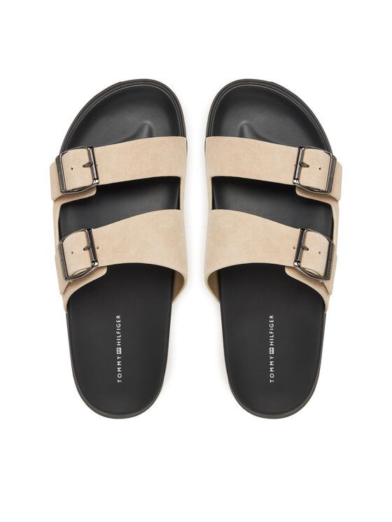 Tommy Hilfiger Tommy Hilfiger Natikači D Density Hilfiger Sde Sand FM0FM05413 Bež