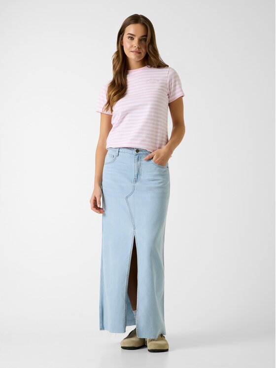 Guess Jeans Guess Jeans T-Shirt 182187 Fioletowy Classic Fit