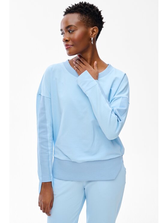 blue shadow blue shadow Bluza Resal Niebieski Regular Fit