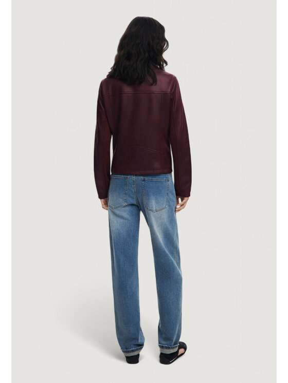 Desigual Desigual Giacca di pelle CHAQ_BASIC Bordeaux Basic Fit