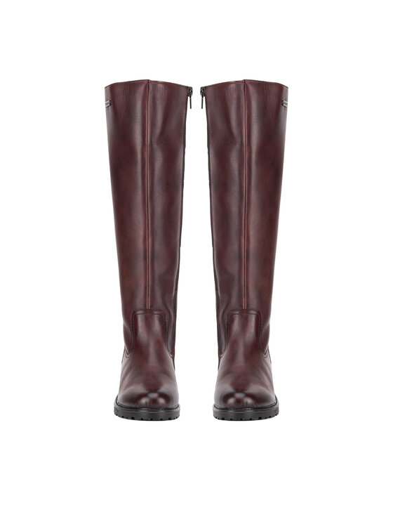 Remonte Remonte Jahalni škornji R6576-35 Bordo rdeča