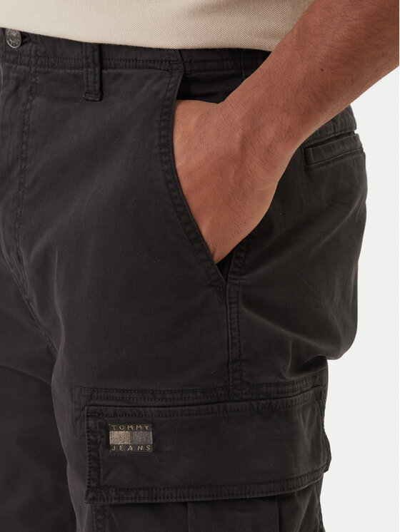 Tommy Jeans Tommy Jeans Шорти от плат Otis DM0DM22831 Черен Regular Fit