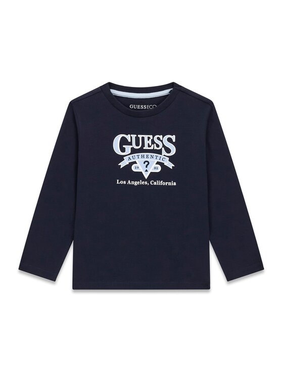 Guess Guess Blúz N6YI12 K3800 Sötétkék Regular Fit